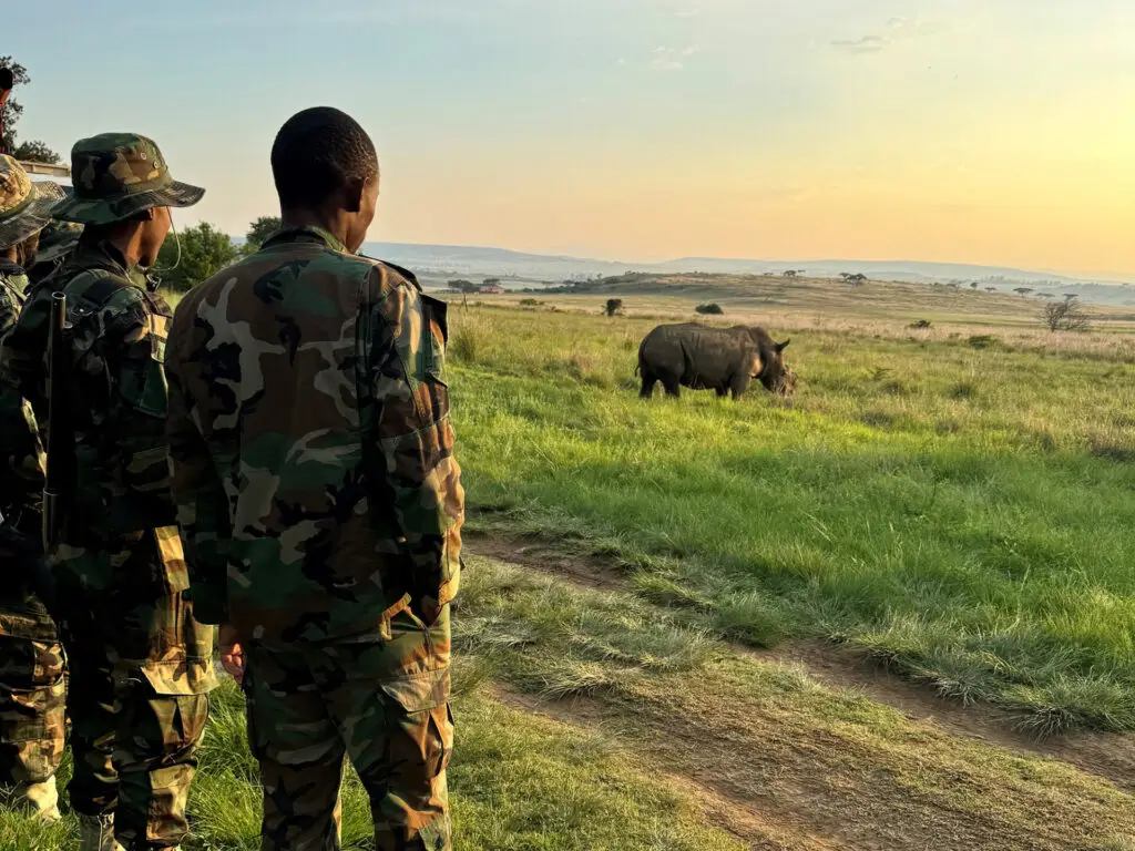 Anti-poaching ranger at Nambiti